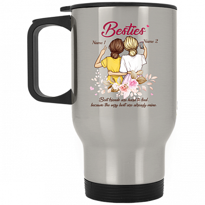 14 oz. Silver Travel Mug