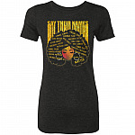 afro ladies tee, Vintage Black, Premium Ladies T-Shirt