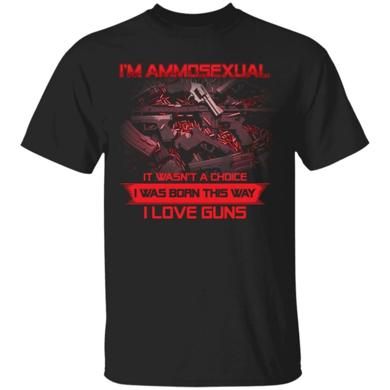 amosexual, Black, Unisex T-Shirt