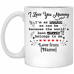 Personalized I'm As Lucky, White, 11 oz. White Mug