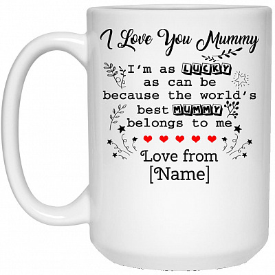 15 oz. White Mug