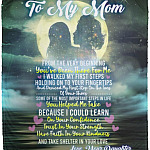 To My Mom Blanket Mother's Day, White, Cozy Plush Fleece Blanket - 50x60 To My Mom Blanket Mother's Day, White, Cozy Plush Fleece Blanket - 50x60