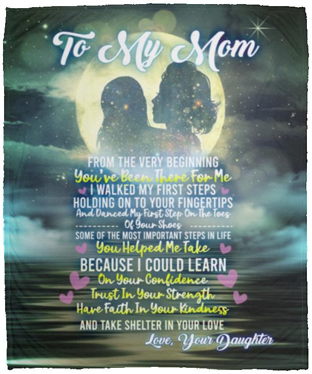 To My Mom Blanket Mother's Day, White, Cozy Plush Fleece Blanket - 50x60 To My Mom Blanket Mother's Day, White, Cozy Plush Fleece Blanket - 50x60