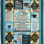 Personalized Son, White, Cozy Plush Fleece Blanket - 50x60
