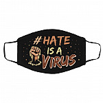 Hate Mask, Black, Cloth Face Cover – Medium/Large