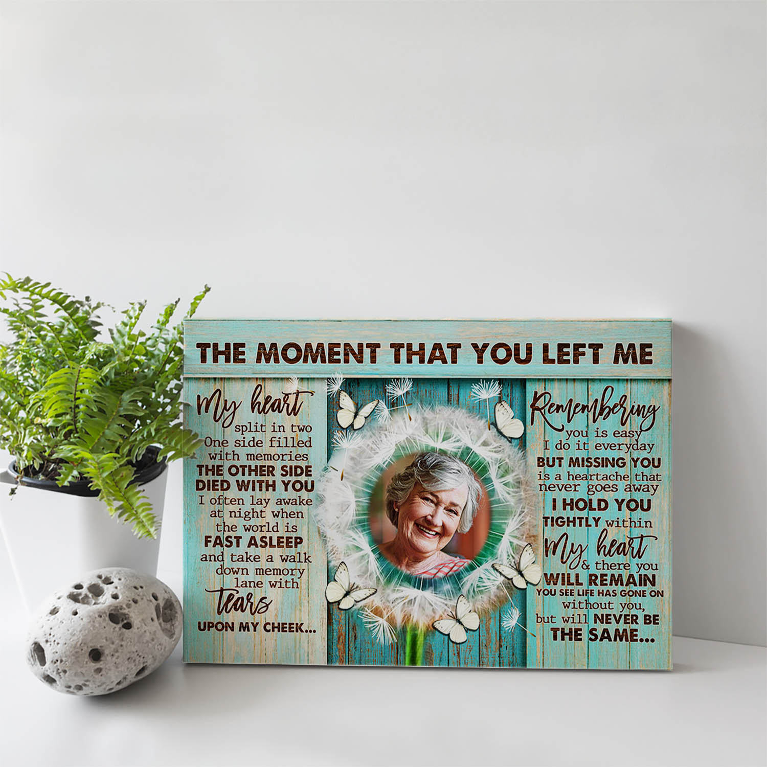 7VT. The Moment That You Left Me Dandelion Butterfly canvas mk3