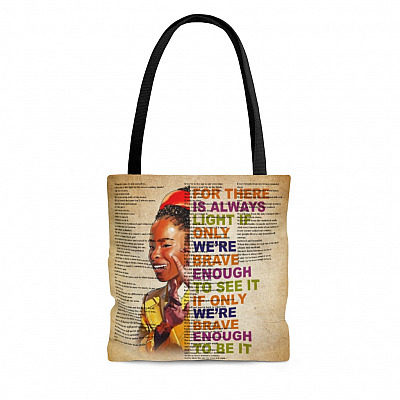 Amanda Gorman the Hill We Climb All Over Print Tote Bag - Shoulder Bag - Amanda Gorman Tote