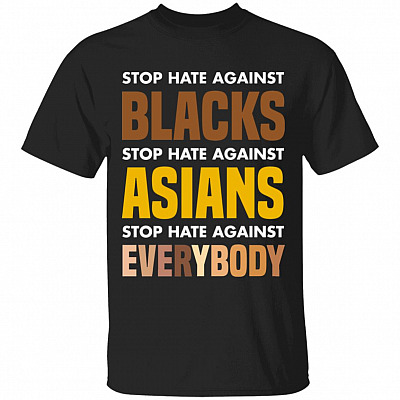 Asian American Tee, Black, Unisex T-Shirt