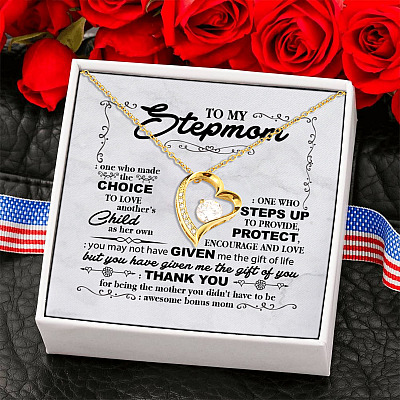 Stepmom One Who Made The Choice To Love Forever Love Pendant Necklace