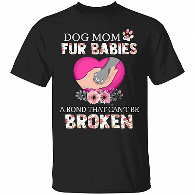 DOG MOM SHIRT, Black, Unisex T-Shirt