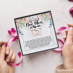 1VT. To An Amazing New Mom Interlocking Hearts Necklace 5