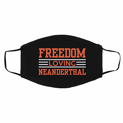 Freedom Mask, Black, Cloth Face Cover – Medium/Large