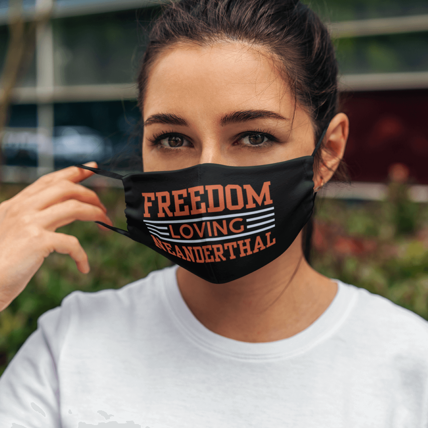 4O. Freedom Loving Neanderthal (mask) mk