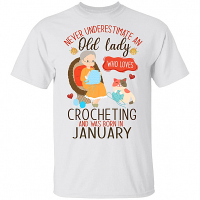 January Birthday Gift, White, Unisex T-Shirt