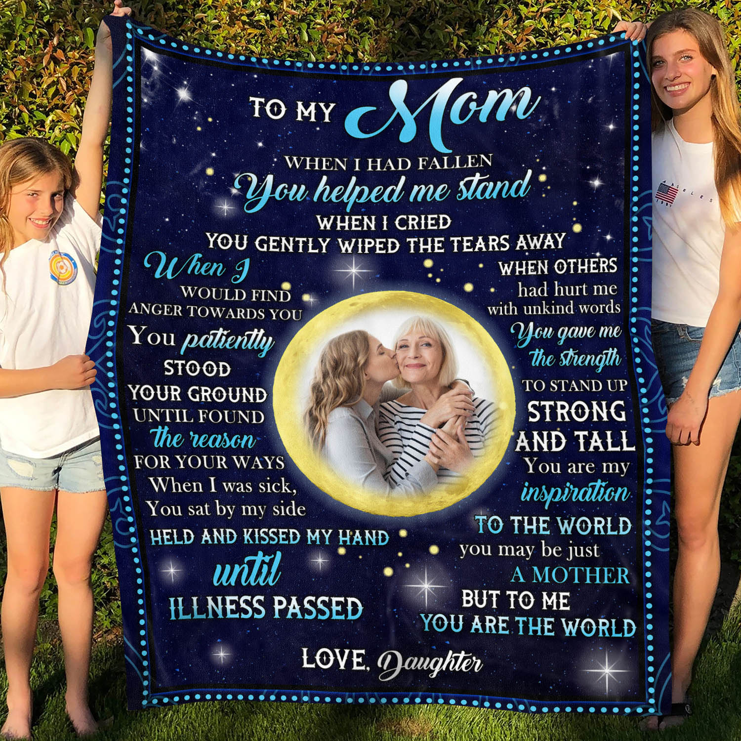 3VT. To My Mom When I Had Fallen Custom blanket mk1