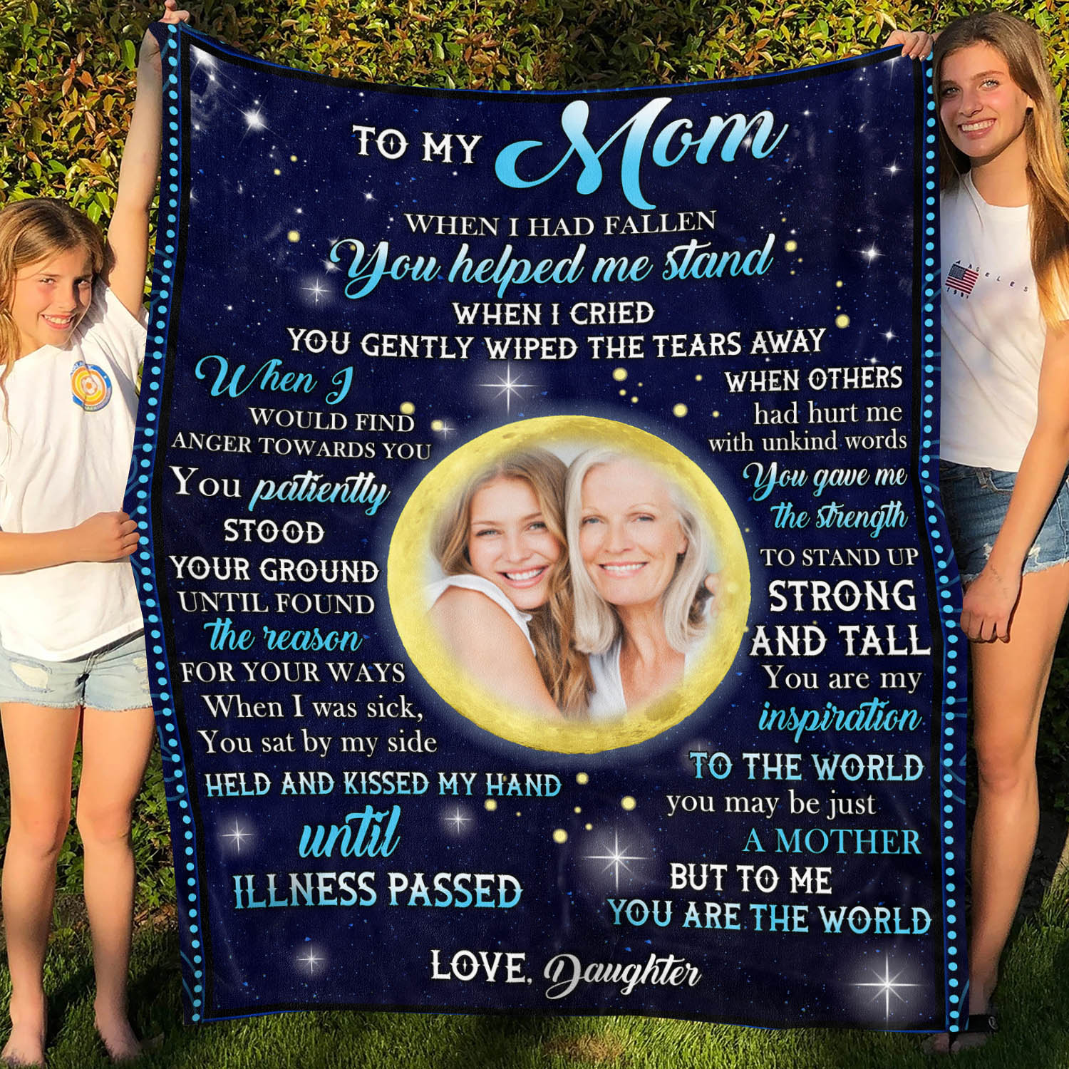 3VT. To My Mom When I Had Fallen Custom blanket mk2
