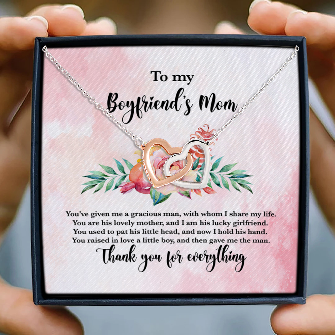 68 HG. Boyfriend's Mom Gracious Man (4) Interlocking Hearts Necklace 3