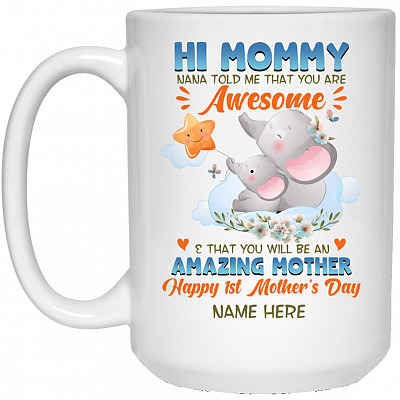 15 oz. White Mug