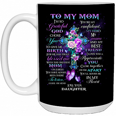 15 oz. White Mug