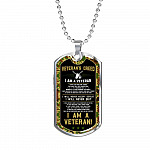 Veteran's Creed I'm A Veteran Camo Dog Tag Pendant Necklace - Veteran Necklace Gift - Dog Tag (Silver) Veteran's Creed I'm A Veteran Camo Dog Tag Pendant Necklace - Veteran Necklace Gift - Dog Tag (Silver)