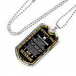 Veteran's Creed I'm A Veteran Camo Dog Tag Pendant Necklace - Veteran Necklace Gift - Dog Tag (Silver) Veteran's Creed I'm A Veteran Camo Dog Tag Pendant Necklace - Veteran Necklace Gift - Dog Tag (Silver)