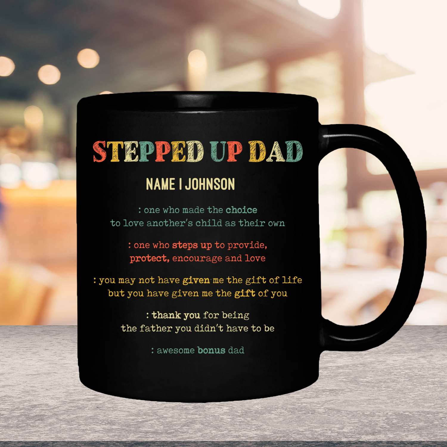 1LV. Stepped Up Dad - Mk2 - Ostrich Sans - e5d99b