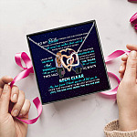 3UT. Necklace Bestie(7) Interlocking Hearts Necklace 5