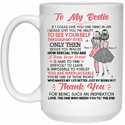 15 oz. White Mug