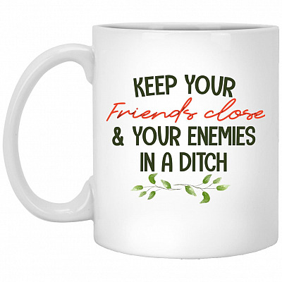 friends mug, White, 11 oz. White Mug