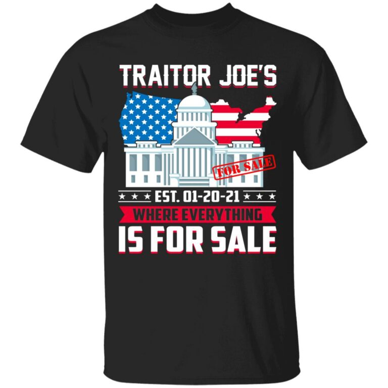 Traitor Joe's Where Everything Is For Sale T-Shirt, Black, Unisex T-Shirt