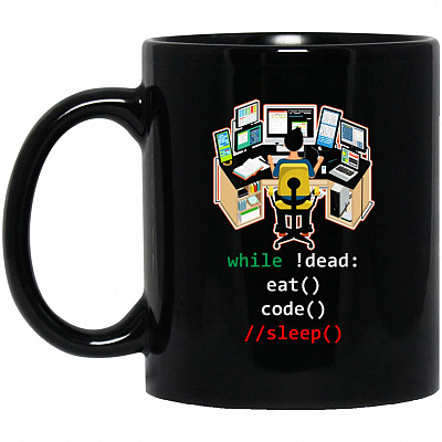 11 oz. Black Mug