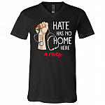 CNA Life Hate, Black, V-Neck T-Shirt