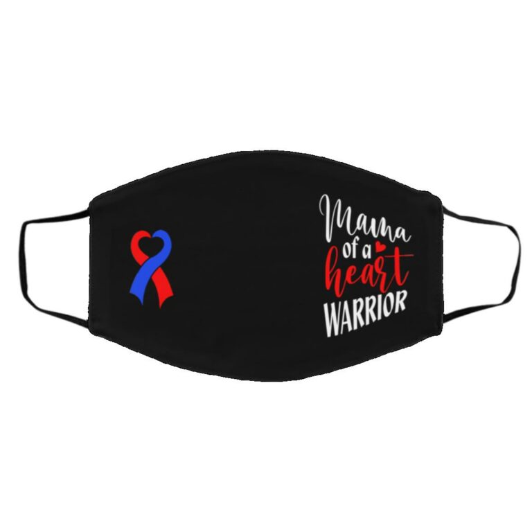 mama mask, Black, Cloth Face Cover – Medium/Large