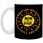 mom mug, Black, 11 oz. White Mug mom mug, Black, 11 oz. White Mug