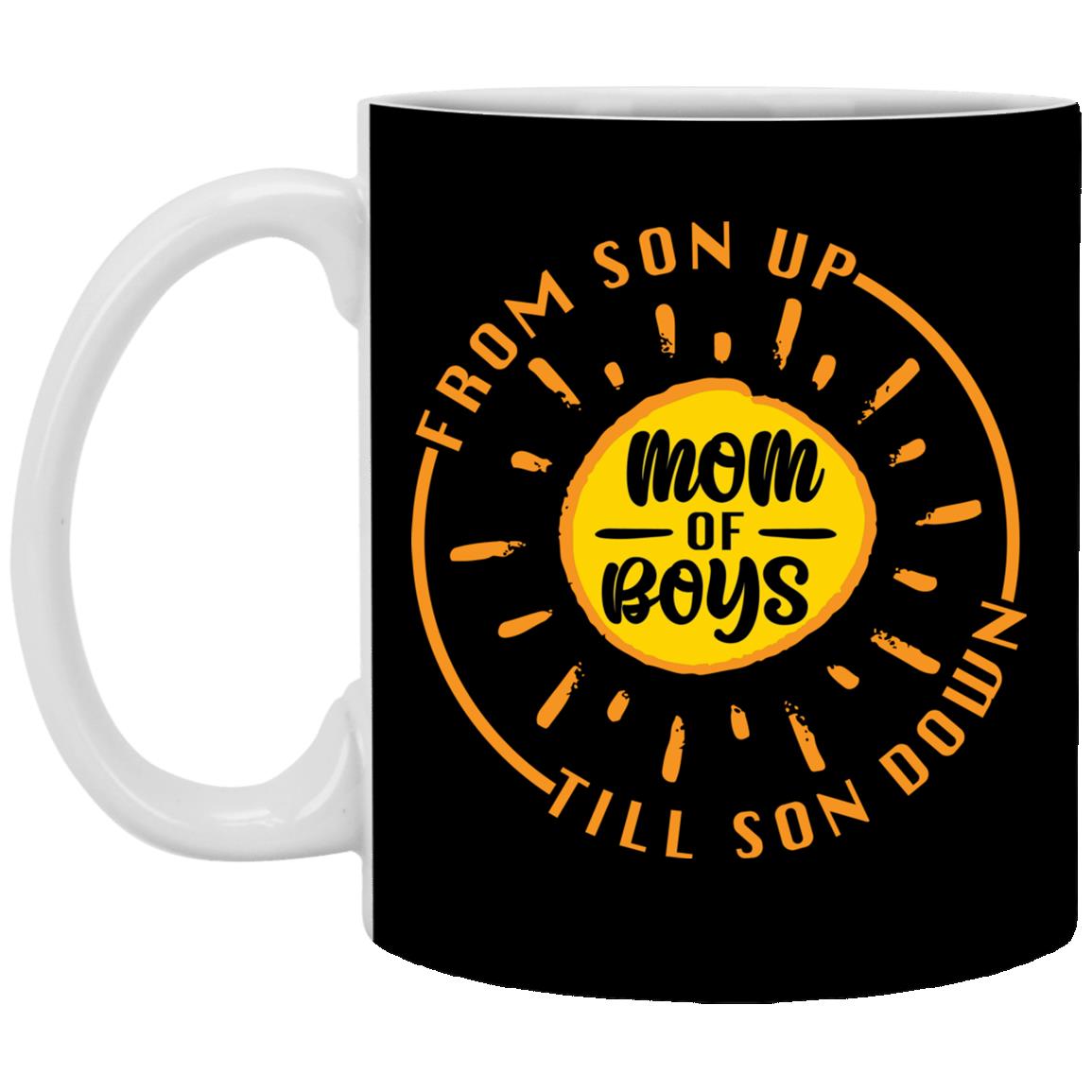 mom mug, Black, 11 oz. White Mug mom mug, Black, 11 oz. White Mug