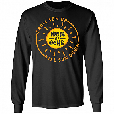 mom hoodie, Black, Long Sleeve
