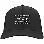 BX001 Brushed Twill Unstructured Dad Cap, Black, Twill Cap