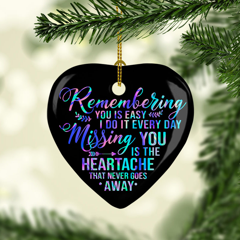 3Th. Remembering You Is Easy-ornament1