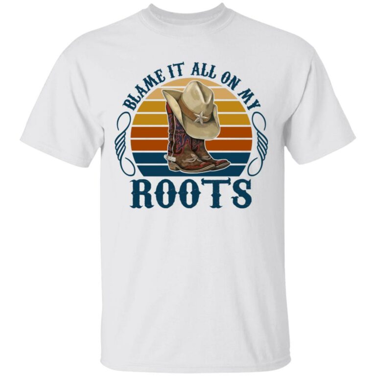 Vintage Blame Shirt, White, Unisex T-Shirt