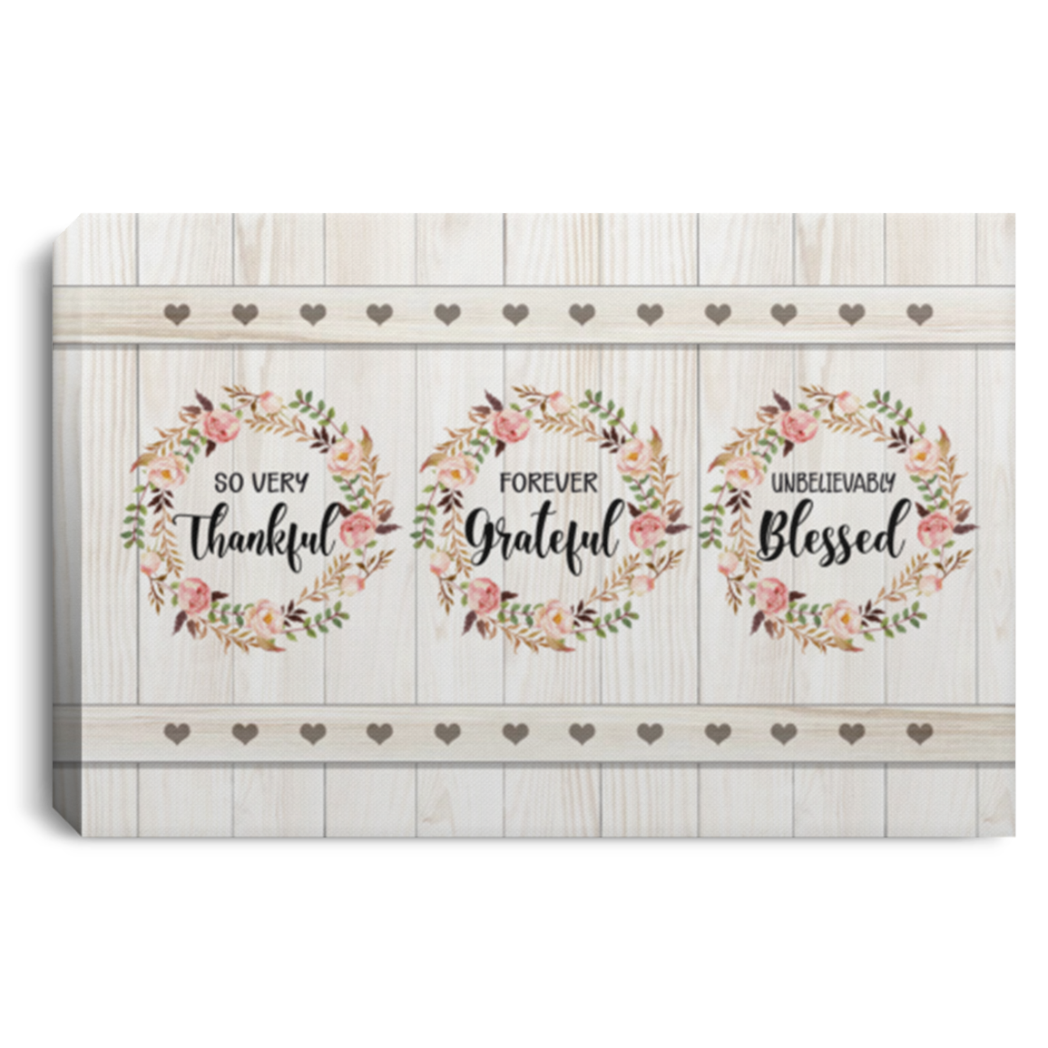 So Very Thankful Forever Grateful Unbelievably Blessed Framed Canvas Prints - Unframed Poster - Wall Art, White, 0.75'' Framed Canvas So Very Thankful Forever Grateful Unbelievably Blessed Framed Canvas Prints - Unframed Poster - Wall Art, White, 0.75'' Framed Canvas