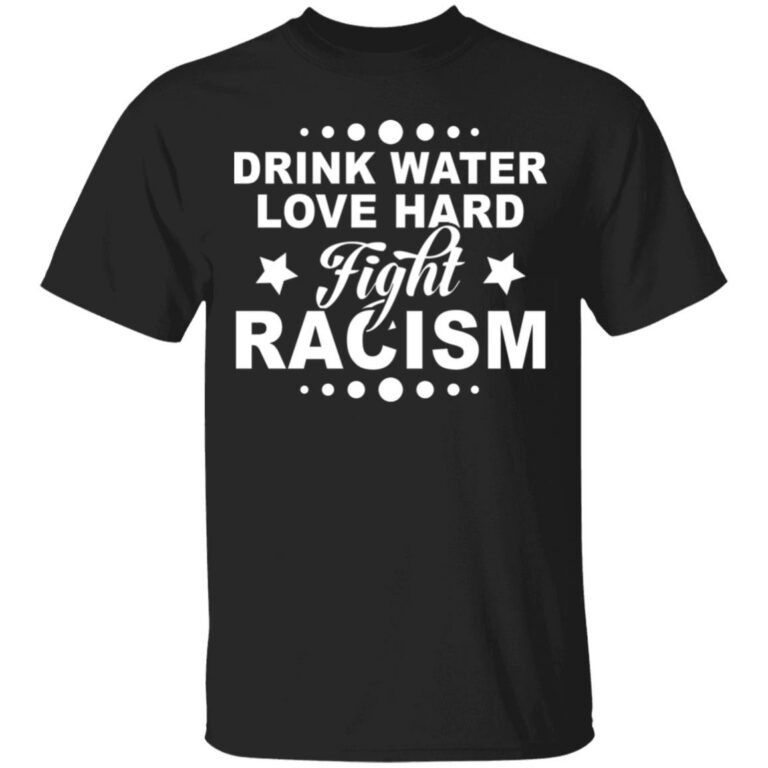 drink water shirt, Black, Unisex T-Shirt