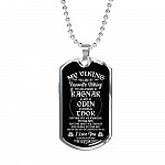 My Viking You Are My Favorite Viking You Are as Brave as Rag-nar Wise as Odin Dog Tag Pendant Necklace - Dog Tag (Silver) My Viking You Are My Favorite Viking You Are as Brave as Rag-nar Wise as Odin Dog Tag Pendant Necklace - Dog Tag (Silver)