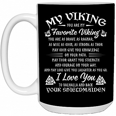 15 oz. White Mug