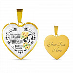 To My Daughter Always Remember You Are Braver Than You Believe Mama Loves You Heart Pendant Necklace - Heart Luxury Necklace (Gold Plated)