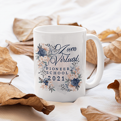 Alternative view of Zoom Virtual Pioneer School 2021 Coffee Mug - Beer Stein - Water Bottle - Color Changing Mug