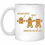 butt mug, White, 11 oz. White Mug