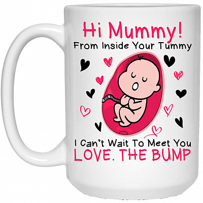 15 oz. White Mug