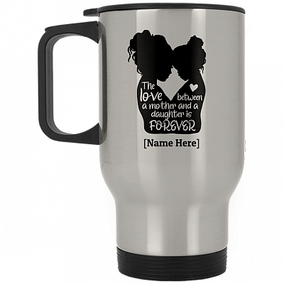 14 oz. Silver Travel Mug