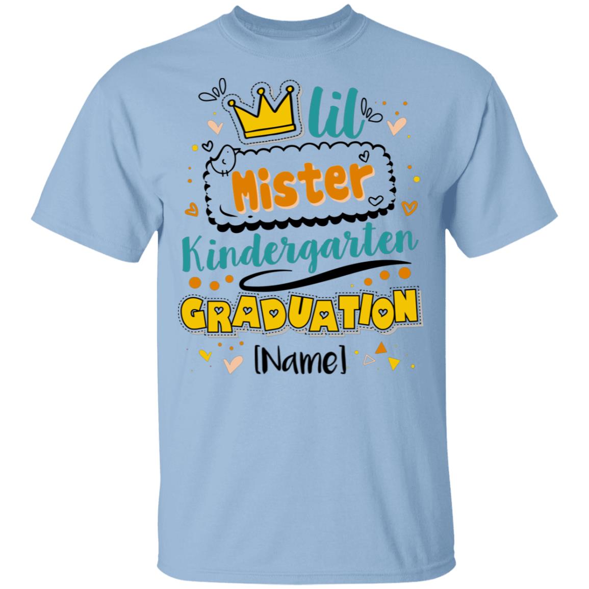Mr Kindergarten T, Light Blue, Youth T-Shirt
