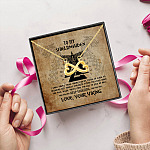4 HG uu tien. To My Viking Infinity Heart Necklace (Gold) 5